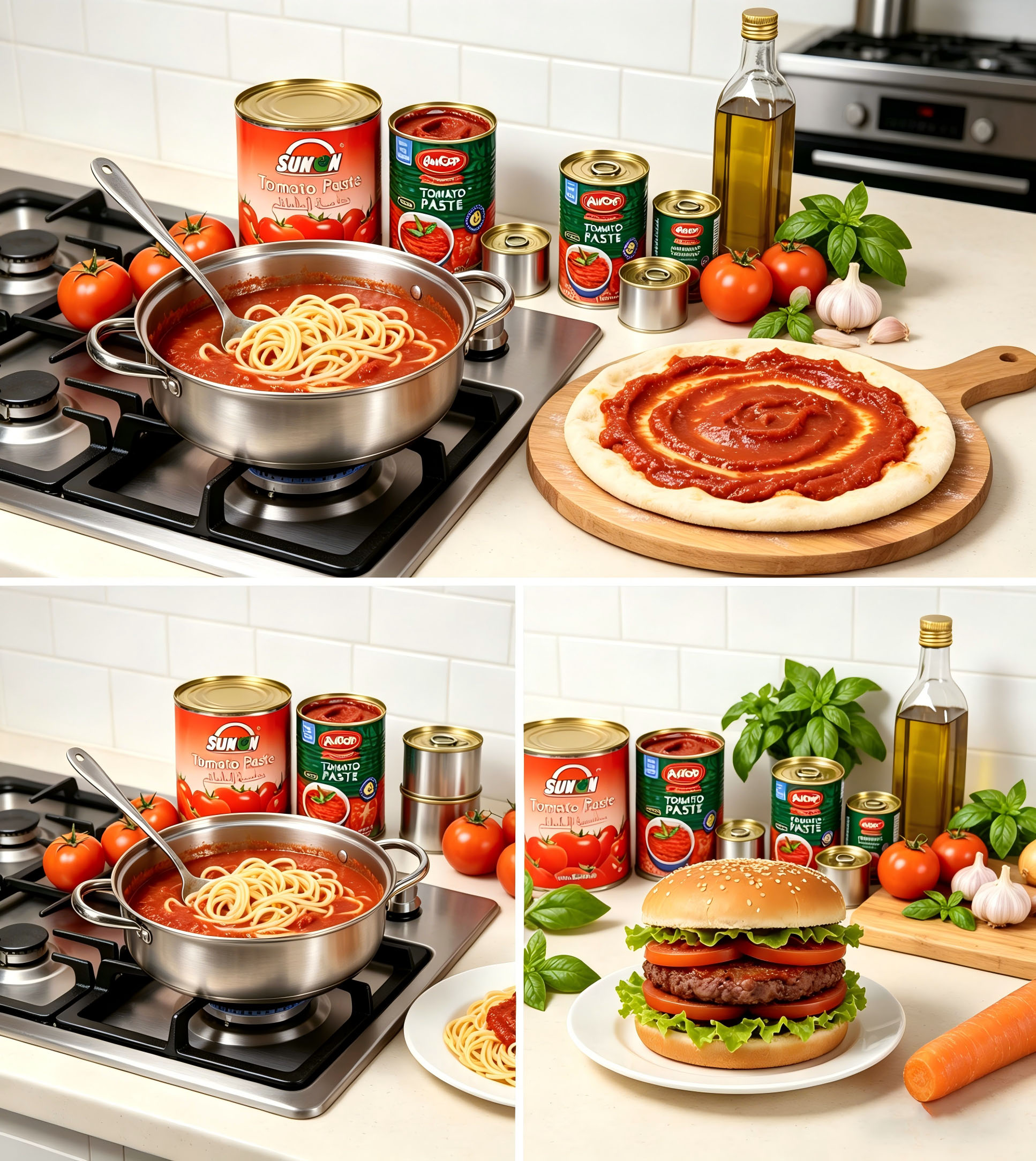 Pure Canned Tomato Paste Bulk Distributor