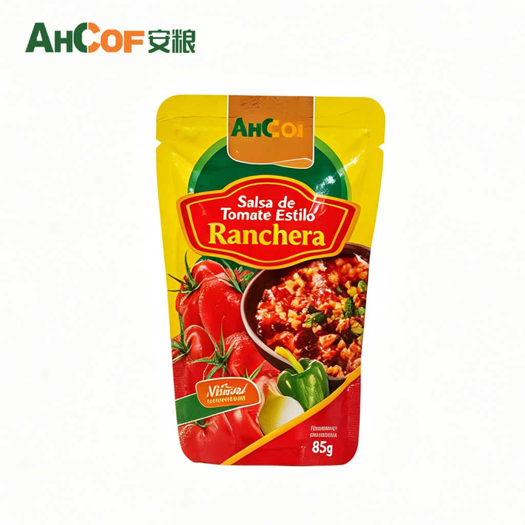 85g Ranchera-Tomatensaucenbeutel zum Kochen und für die Gastronomie